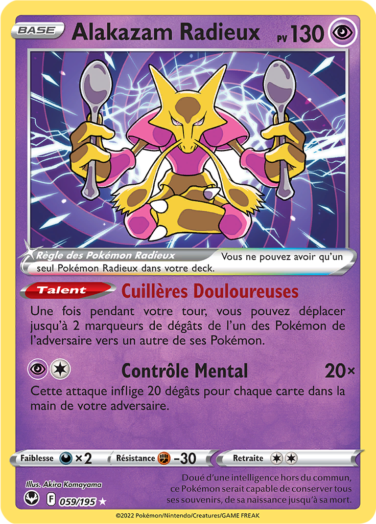 [FR] [NM] Alakazam Radieux 059/195