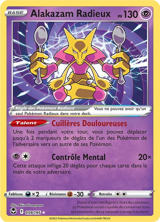 [FR] [NM] Alakazam Radieux 059/195