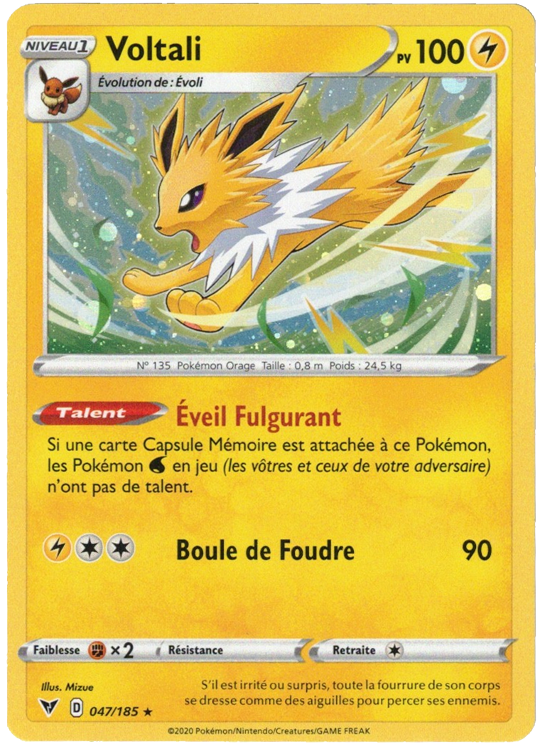 [FR] [NM] Voltali 047/185 Cosmic Holo
