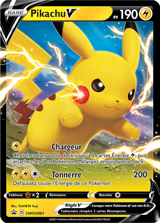 [FR] [NM] Pikachu V SWSH061