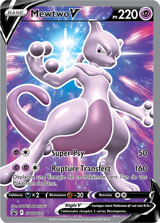 [FR] [NM] Mewtwo V SWSH229 [Scellée]