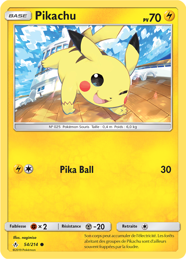 [FR] [NM] Pikachu 54/214