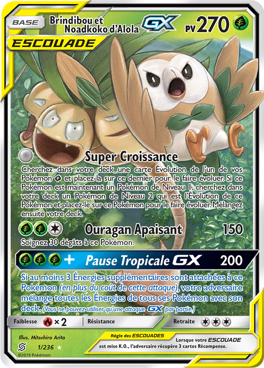 [FR] [NM] Brindibou et Noadkoko d'Alola GX 001/236