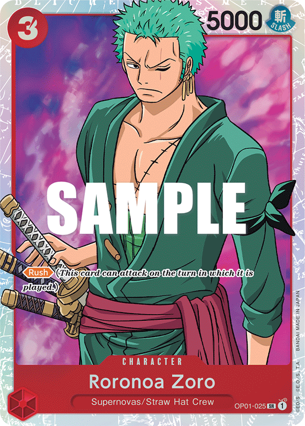 [EN] [NM] Roronoa Zoro OP01-025