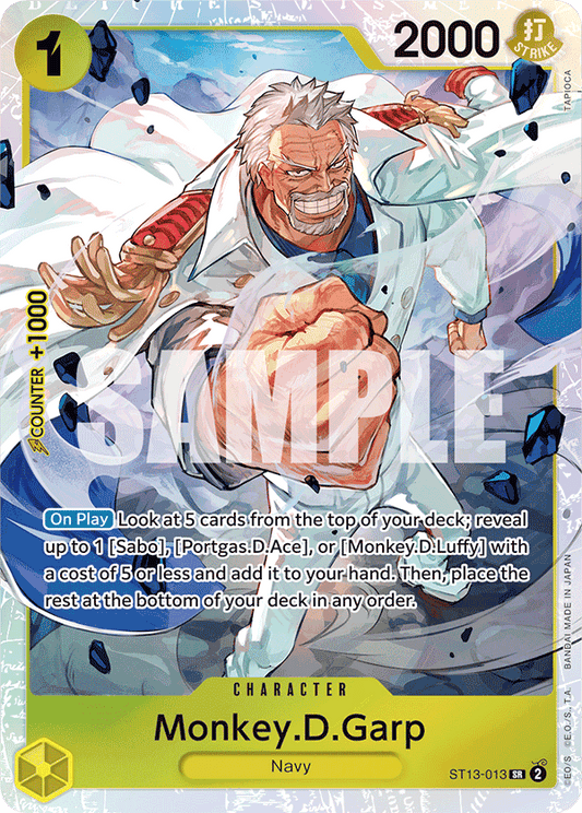 [EN] [NM] Monkey D Garp ST13-013
