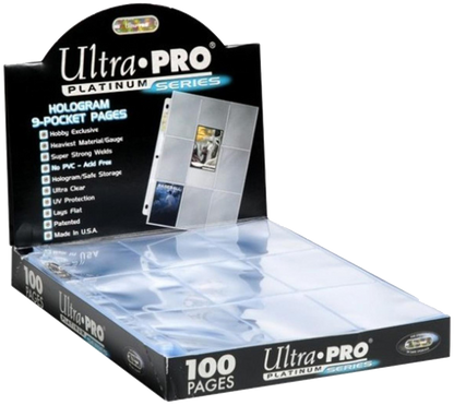 Ultrapro : Boite de 100 feuilles Platinum Serie