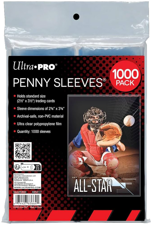 Ultrapro : Paquet de 1000 Penny Sleeves